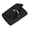 2pcs FUNNTY (Black and Gray) Golf Towel,23.6 x 15.7inch,2 in