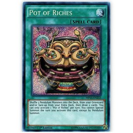 YU-GI-OH! - Pot of Riches (MP15-EN233) - Mega Pack 2015 - 1st Edition - Secret Rare