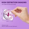 1 x Square MDF Magnets - Purple Yoga Meditation 4193