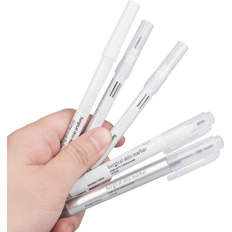 Rotulador de cejas de doble punta, 10 Uds, rotulador Microblading
