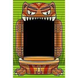 Modern Digital Monster Machine Photo Prop,  Futuristic Theme, Photo Booth Selfie Frame, DIY - 36 x 42 Inches