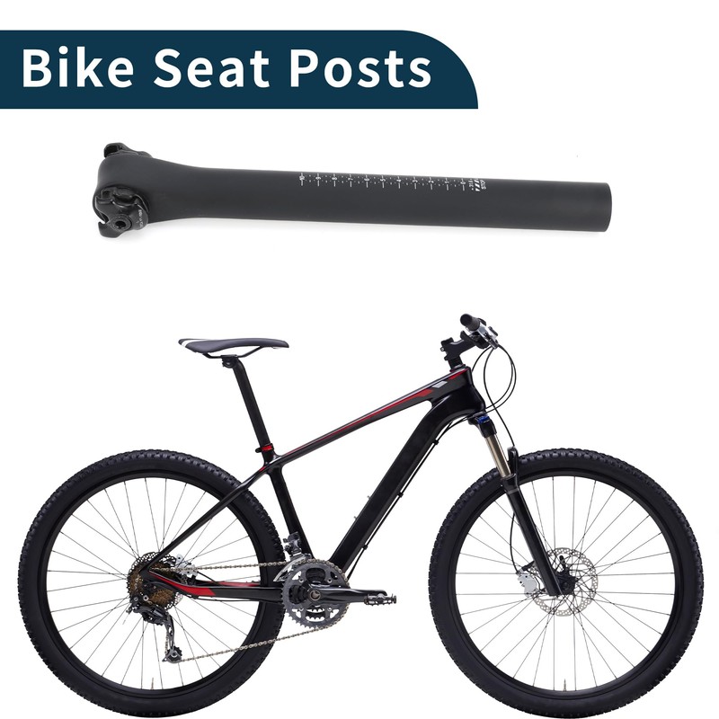 TUCKBOLD Bicycle Seatpost Lightweight Bicycle Saddle Post Seat Tube Matte