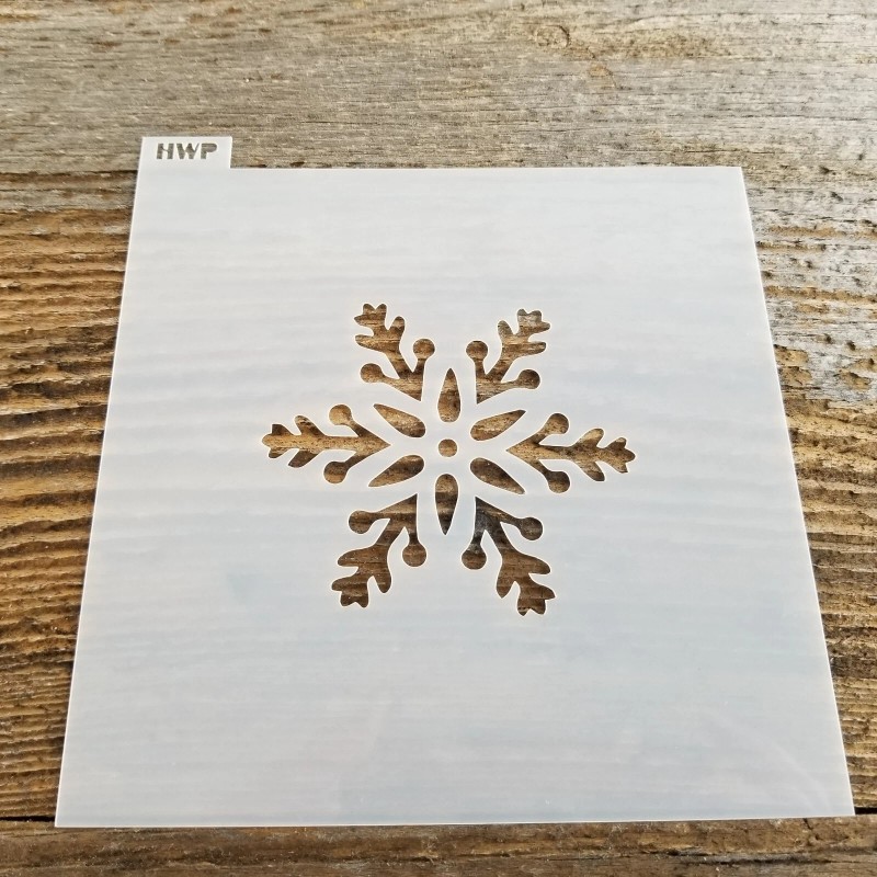 Snowflake Stencil Reusable Food Safe Cookie Decorating Craft Painting Christmas