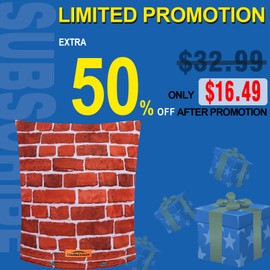 Cholila Cover Backflow Preventer Cover Insulated (5˚F) - 16"W x 20"H Backflow Cover for Winter Pipe Freeze Protection - Sprinkler Covers for Outside - Double Wall Insulation Cover Brick Red