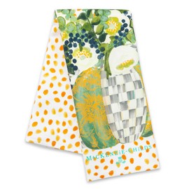 MACKENZIE-CHILDS Pumpkin Bouquet Dish Towel
