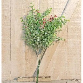 Sparkle Winter Baby Grass & Berries 12" Spray Bush