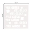 Vaessen Creative Art Stencil, Good Luck, for Adding Coloured Patterns