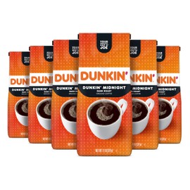 Dunkin' Ground Coffee, Dark Roast, 11 Ounces (Pack of 6)
