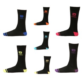 John Rider 7 Pairs of Mens Days of the Week Novelty Socks, UK Mens Shoe Size 6-11