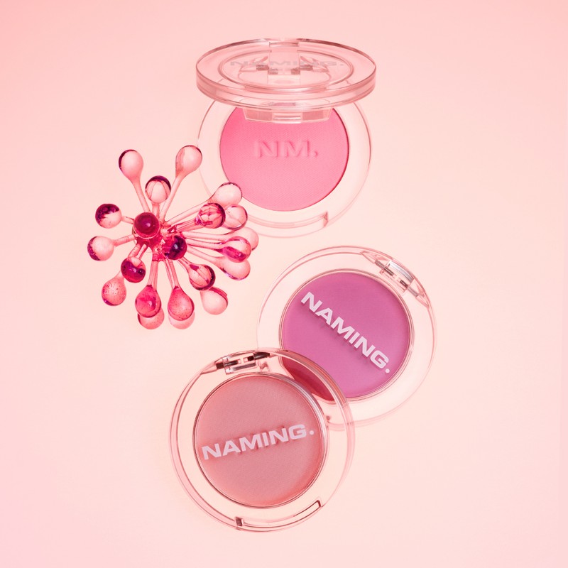 NAMING. Fluffy Powder Blush 3.2g - CHIPPY