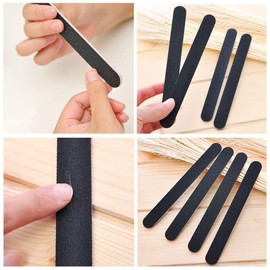 15Pcs Nail Files Double Sided Emery Board (100/180 Grit) - Nail Buffering Files for Home and Salon Use