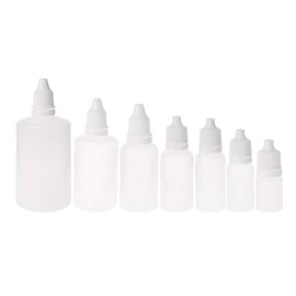 50pcs Lab Dropping Bottles,Squeezable Plastic Liquid Dropper Bottles,Empty Eye Liquid Bottles,Eye Droppers Bottles (10ml 50pcs)