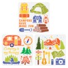 BENECREAT 3pcs Camping Stencil, 30 x 30 cm / 12