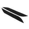 2pcs Headlight Eyebrow Eyelids Trim Decoration Car Light Eyebrow Replacement