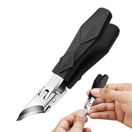 Long Handled Toenail Clippers | Ergonomic Slanted Anti-splash Trim Nail Clippers - Pedicure Tools for Women Men Elderly Adults Kids Household Salon Travel