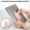 Aeaocvo Stick-On Mouse Pouch, Mouse Holder for Laptop, Universal Computer