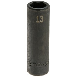 SK Tools USA 3/8" Drive, 13MM, 6 Point, Deep Impact Socket | 8933