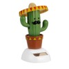 Cactus Solar Powered Shaking Head Dancing Car Ornament Dashboard Decoration
