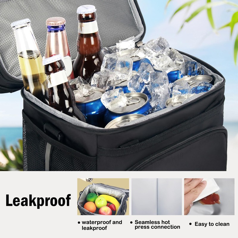JOINGO Lunch Box For Men/Women,Large Double-layer Insulated Expandable Reusable Leakproof