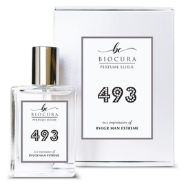 BIOCURA BC Perfume 493 Inspired by Bvlgr Man Extreme For Men Replica Fragrance Dupes Eau de Parfum Spray Bottle 1.7 Fl Oz/50ml-X1