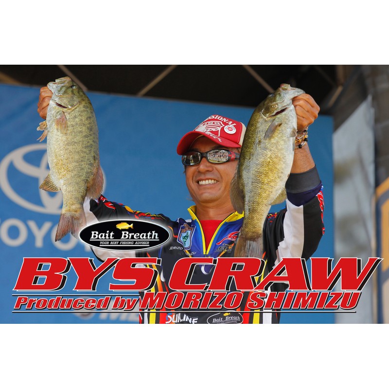 Bait Breath(ベイトブレス) ルアー BYS CRAW4.5in #153B グリーンパンプキン/レッド・シード
