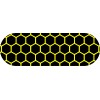 Kustom Cycle Parts Yellow Hexagon Pattern M8 Transmission Cover Insert.