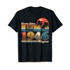 79th Birthday Retro Vintage 1946 Men Women T-Shirt