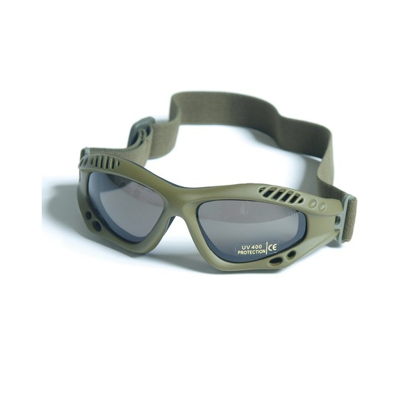 Mil-Tec Glasses 15615301 Olive Smoke One Size