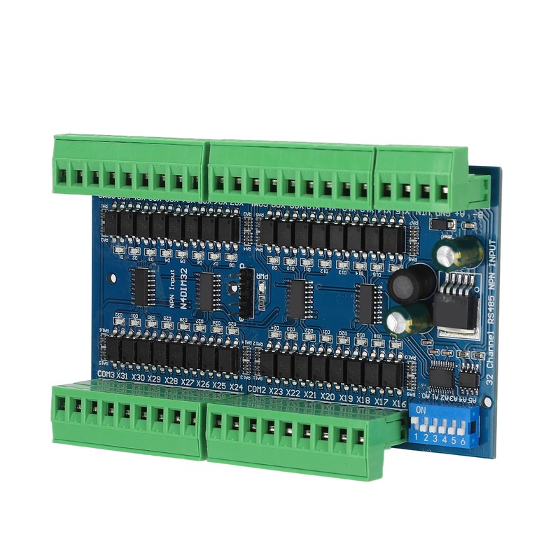 RS485 Input Controller 32 Channel DIN Rail Isolated PLC Switch