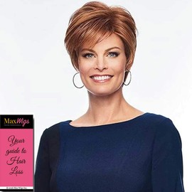 Instant Short Cut Wig Color R11S Glazed Mocha - Hairdo 5" Popular Pixie Style Tousled Silhouette Loose Layers Tru2Life 100% Heat Friendly Synthetic Breathable Cap Toni Maxwigs Booklet