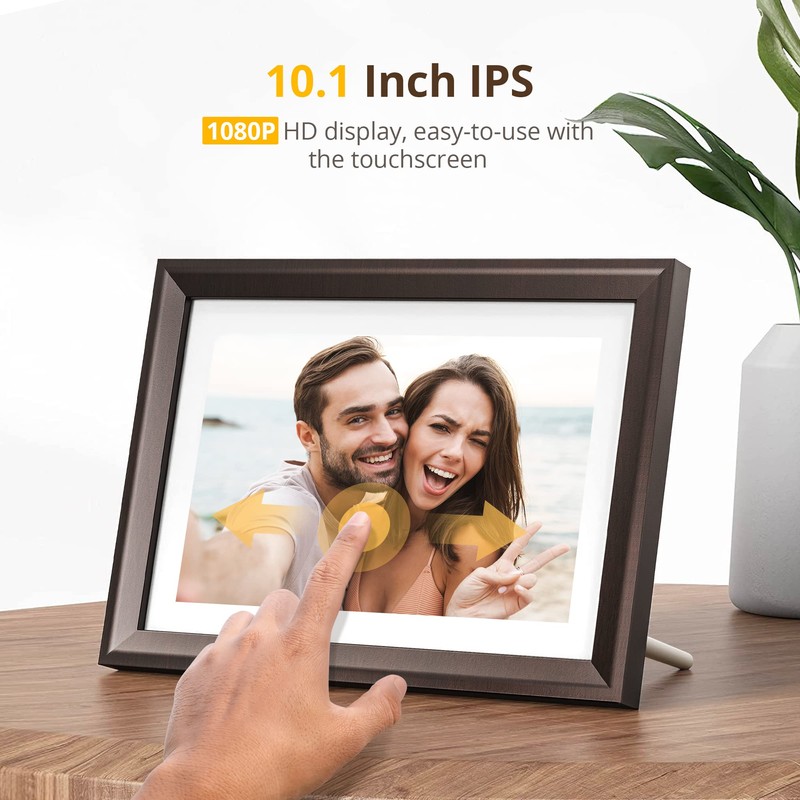 Dragon Touch Digital Picture Frame WiFi 10 inch IPS Touch