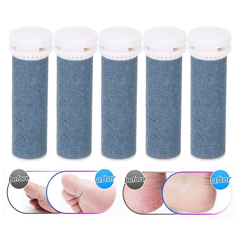Extra Coarse 5 Refill Rollers for Electric Callus Remover, Foot
