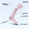 BRISIRA Coolmax Cooling Compression Knee High Socks Women 2 Pairs