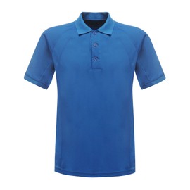 Regatta Herren Coolweave Polo Poloshirt, Blau (Oxford Blue), L
