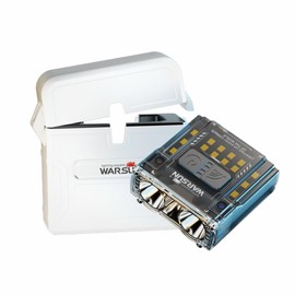 WARSUN G7 Rechargeable LED Headlamp 1500mAh with Extra 2600mAh Charging Station – Flishing Light 6 Lighting Modes, Red Light, Top Motion Sensor, Ideal for Running, Camping, Hiking & Fishing