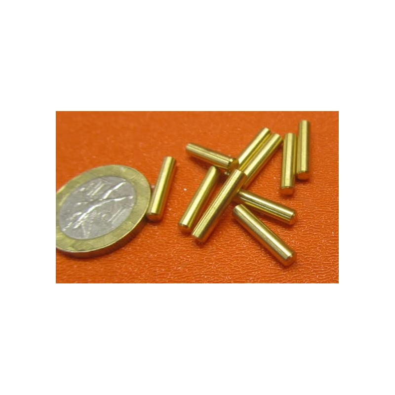 360 Brass Dowel Pin 1/8" Diameter x 5/8" Length 10