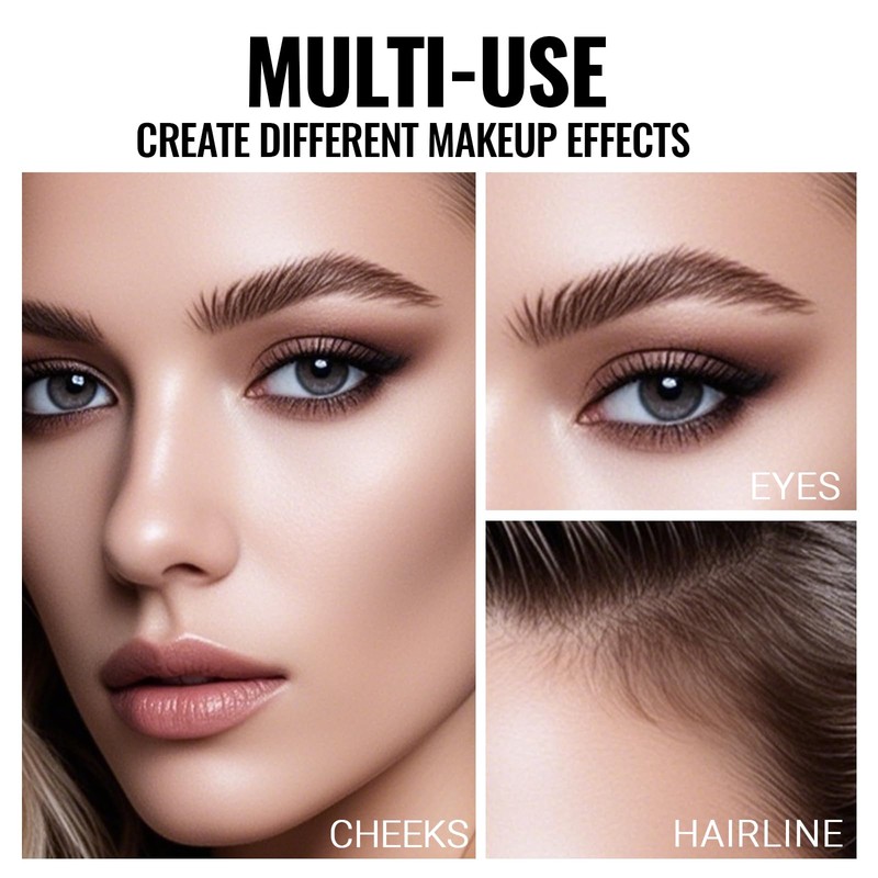 Cool Toned Contour Palette with Mirror, Taupe Grey Contour Powder