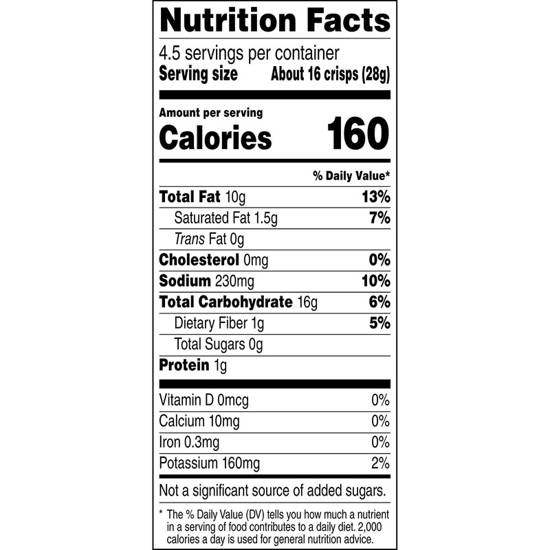 EDYOS Regular Potato Crisps, 4.25 Oz. Bags (Pack of 2)