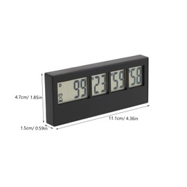 FELTECHELECTR Digital Countdown Timer Days Down Clock for and Project Planning Stylish Design User Friendly Display for Home and Office Decor