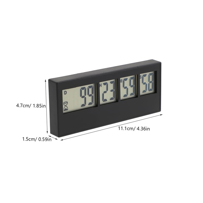 FELTECHELECTR Digital Countdown Timer Days Down Clock for and Project