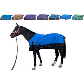 1200Denier Waterproof and Breathable Horse Sheet Tgw Rding Horse Blanket (82", Royal Blue)