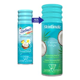Skintimate Coconut Delight Moisturizing Shave Gel for Women, 7oz (3 Pack)