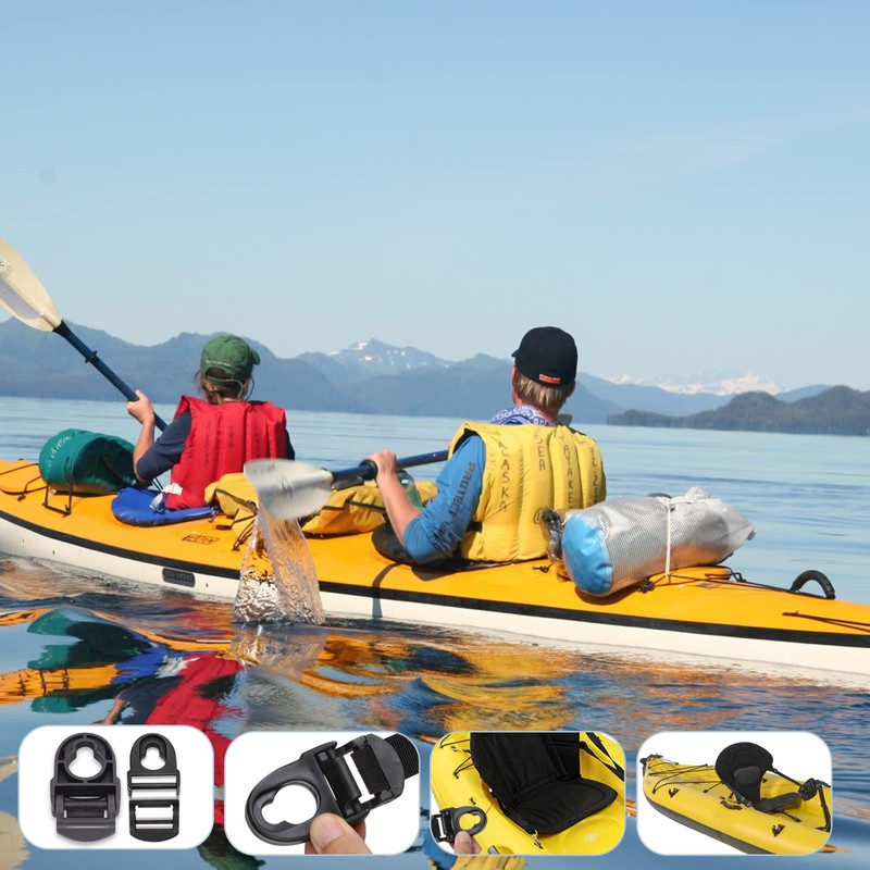 Wosijm Replacement Kayak Lifetime Emotional Seat Clip and Hook Pack