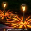 FIFlying Solar Light Outdoor 8 Pack Flame Solar Lamp Garden