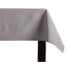 Caldo Rectangle Linen Tablecloth (Pewter)
