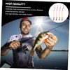 BESPORTBLE 4pcs Ergonomic Anti-Scratch Fishing Hooks Eye-Pattern Design for Easy