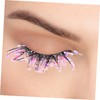Baluue 5sets Luminous Glitter Eyelash Extensions for Women Fluorescent False