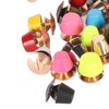 26pcs Screwback Studs Nailheads Lightweight Rust Proof Zinc Alloy Flat