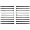 4mm x 100mm Ring Shank Steel Nails Galvanised (Pack of