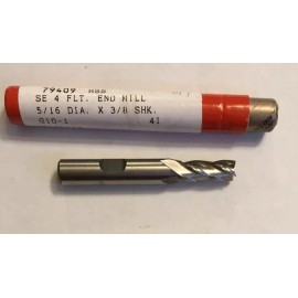 BRUBAKER End Mill (17B) 5/16” Brubaker G10-1 SE 4 Flt (G-4-4)
